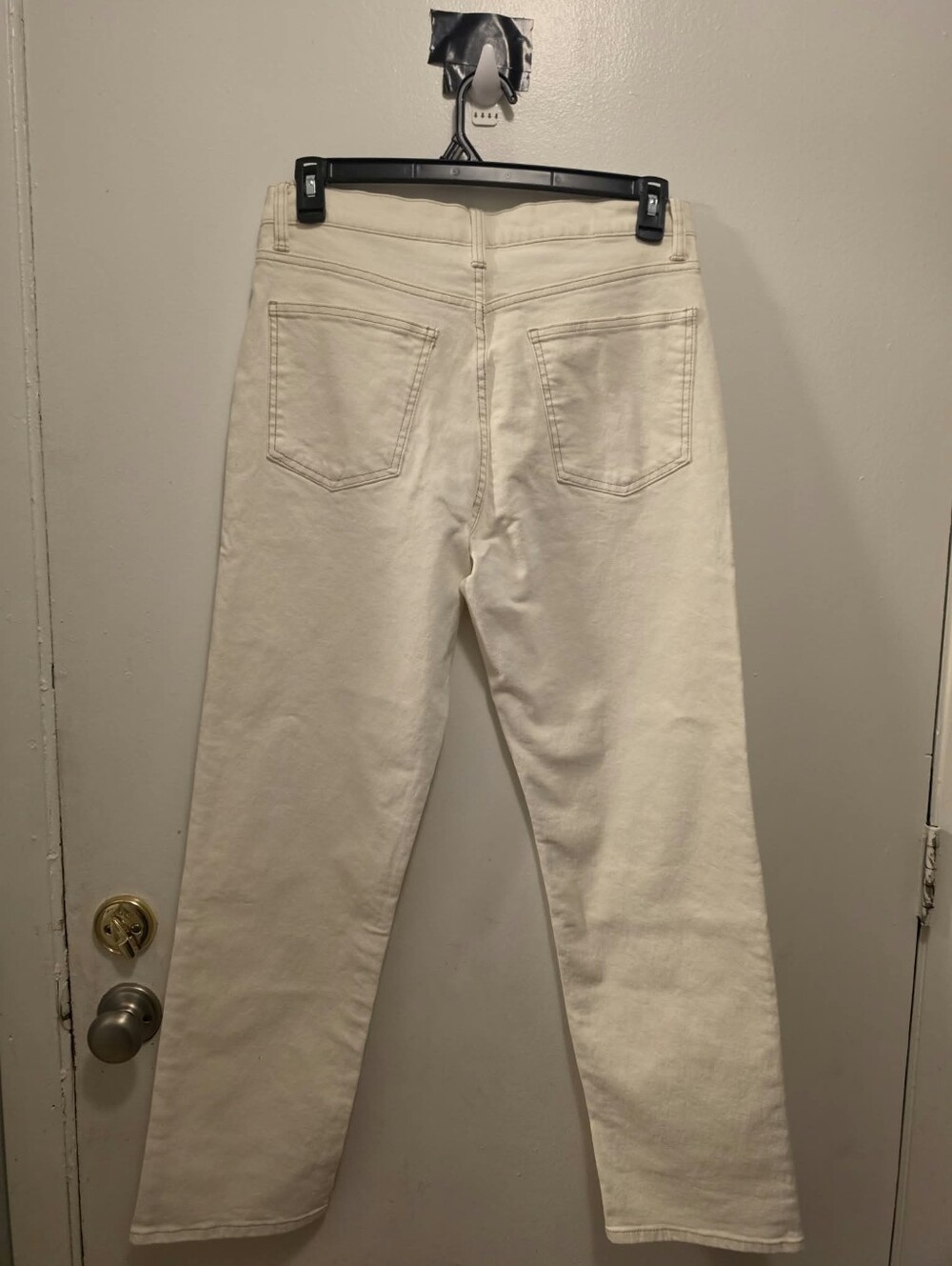 Time and Tru Cream Straight-Leg Jeans - Picture 11 of 16